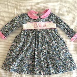 Lu Mi smocked dress